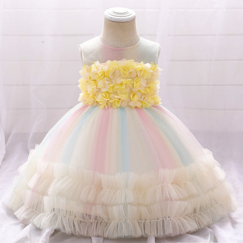 Baby Girls Birthday Gown Princess Dress