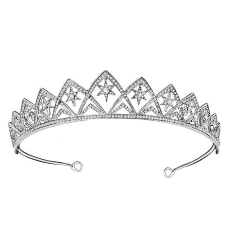 European Wedding XINGX Bridal Crown Headband