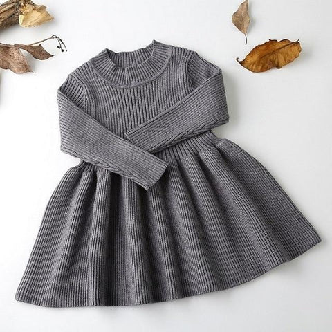 Baby warm knit skirt children's skirt