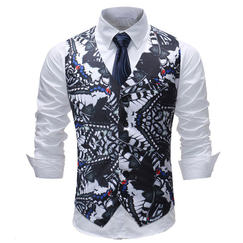 Men's Casual Men's Suit Vest Formal Wear Wedding