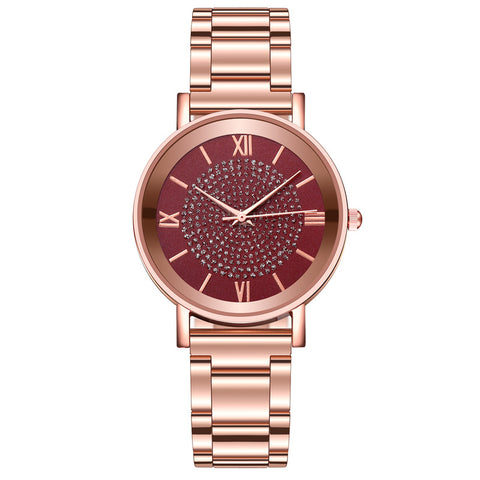 Women's gypsophila quartz watch