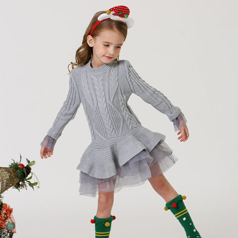 Classy Warm Toddler Girl Dress