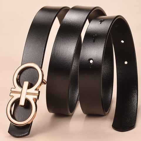 Designer white Belt Women Strap High Quality Genuine Leather Famous Brand Ladies Belt For Jeans Skirt Girl Red Pin Buckle2.3