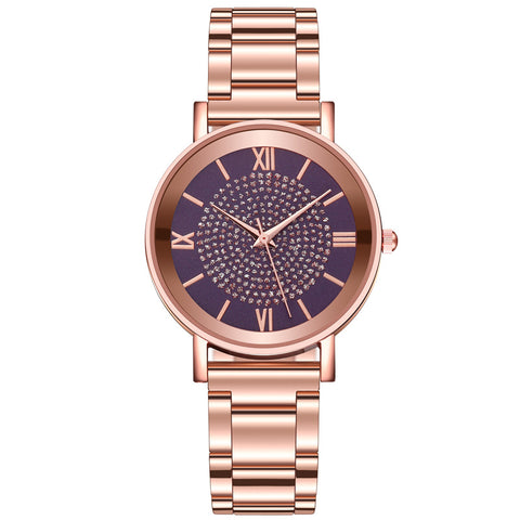 Women's gypsophila quartz watch