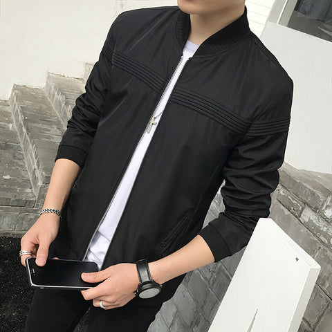 Men's Fashion Casual Ribbed Jacket