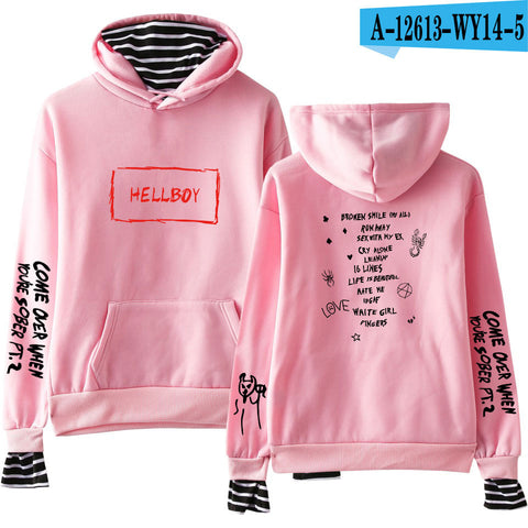 Lil Peep Hoodie Hellboy Men Women Hooded Pullover