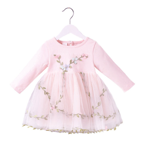 New Children's Dresses For Children Are On The Market, Cute Girls Long-sleeved Princess Dresses