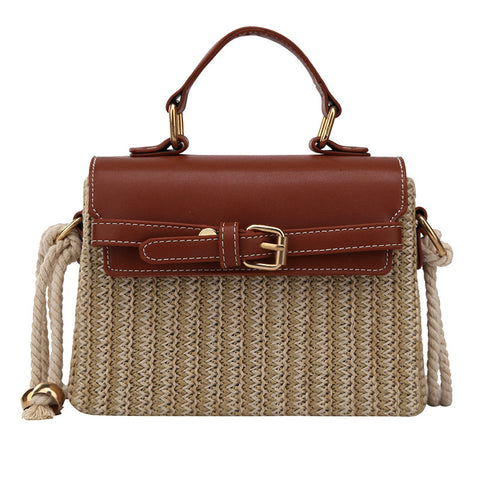 Fashion Box Rattan Women Handbags Wicker