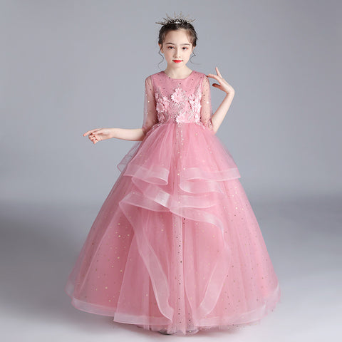 Children Dress Princess Dress Girl Girl Host Evening Dress