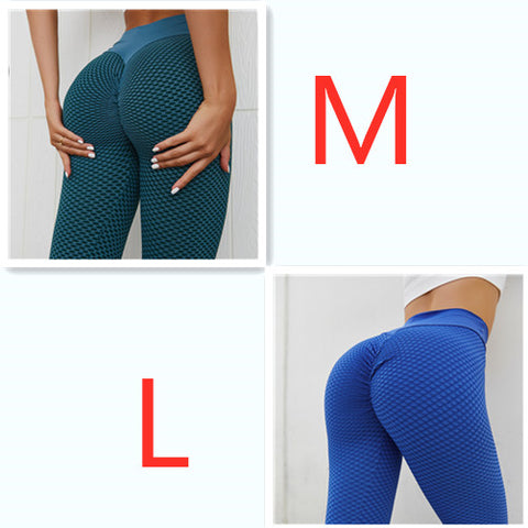 Plaid Leggings Fitness Yoga Pants Women's Seamless High Waist Leggings Breathable Gym