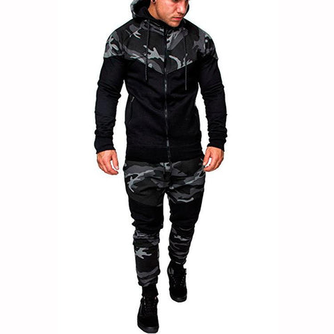 New hooded camouflage sweater