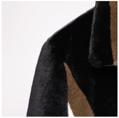 Winter Men's Warm Mink Fur Jacket Coat