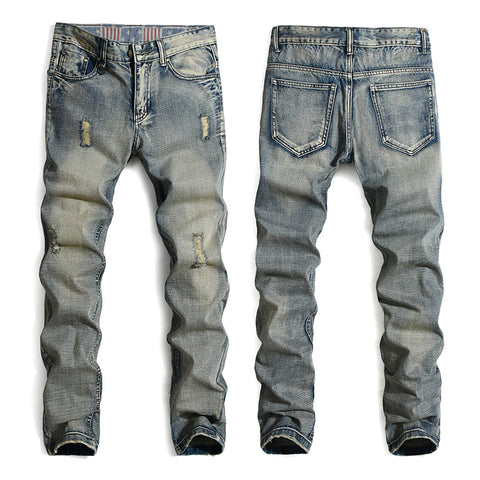 Fashion Ripped Cool Jeans Men