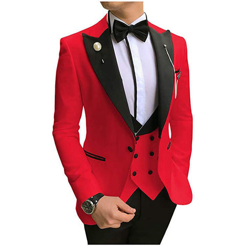 Men's Slim Three-piece Performance Set