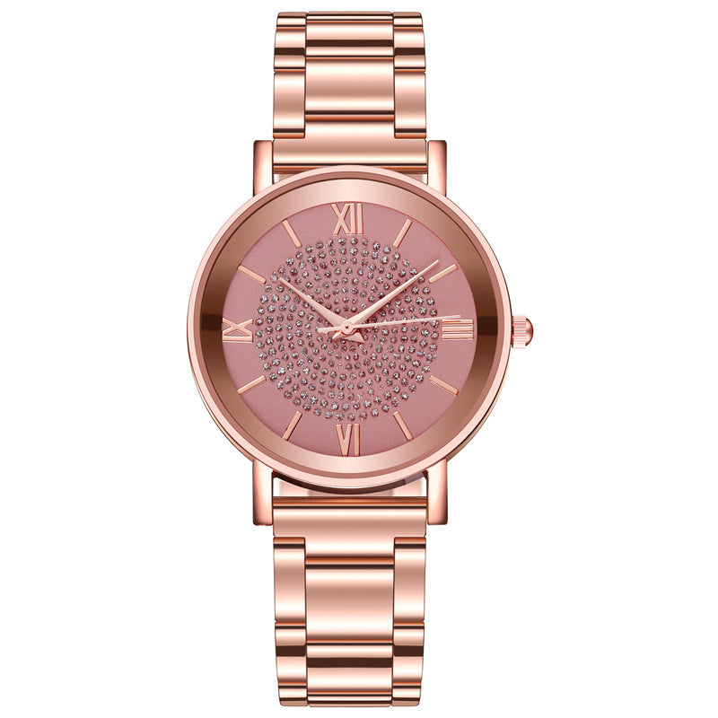 Women's gypsophila quartz watch