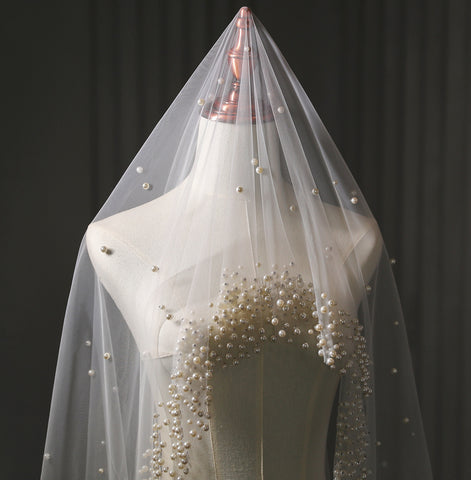 Long Bridal Cathedral Veil