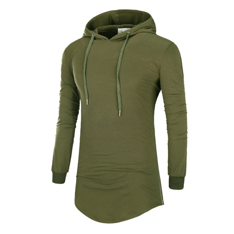 High Quality Mid-Length Hooded Pullover Camouflage T-Shirt Sports