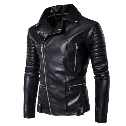 Men's Motorcycle Leather Jacket