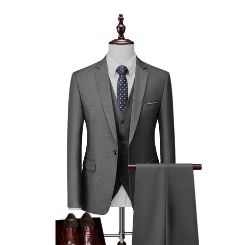 Business Casual Men's Korean Slim Suit