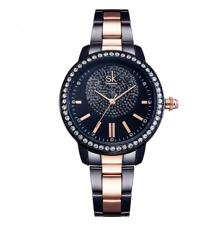 Shengke Rose Gold Watch