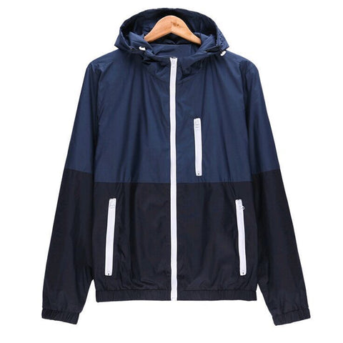 Long sleeve fashion city hooded collar skin suit