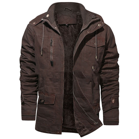 Pure cotton men's coat Retro