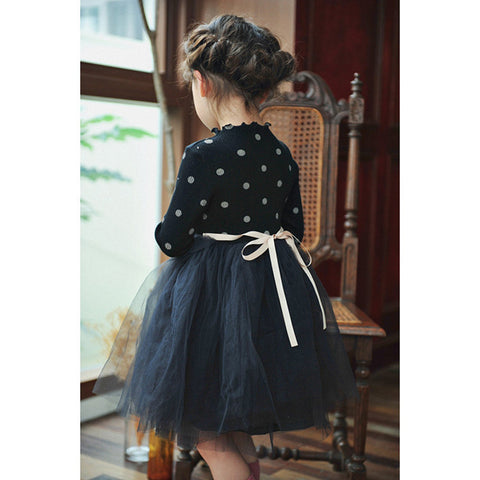 Children dress 2021 Korean girls long sleeved dress new autumn and winter. The spot direct manufacturers