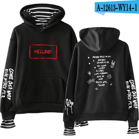 Lil Peep Hoodie Hellboy Men Women Hooded Pullover