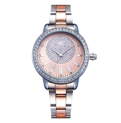 Shengke Rose Gold Watch