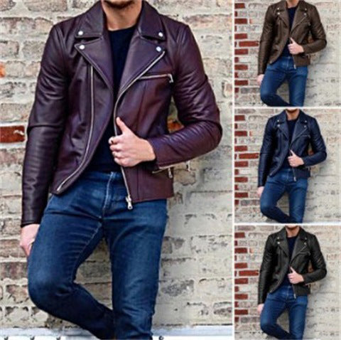 Men's leather clothing