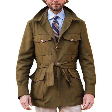 Autumn Men's Coat In The Long Slim Size