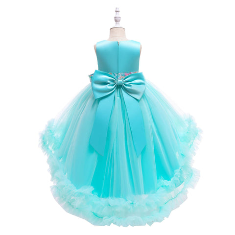 Princess Dress Girl Flower Girl Wedding Dress Catwalk Trailing Dress