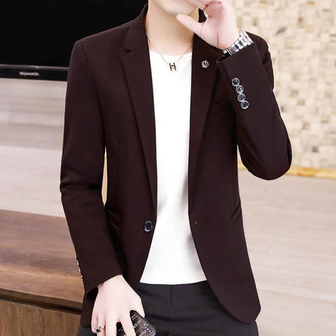 Korean Style Trendy Handsome Slim Suit