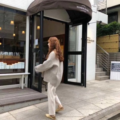 Small Woolen Coat Women Short Coat Female Korean Style Woolen Student Loose Suit