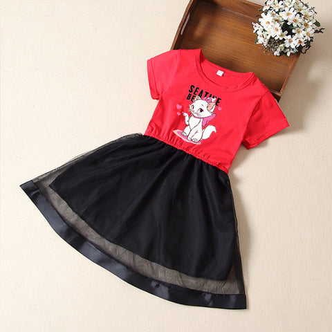 Dress summer girl foreign style baby girl short sleeve