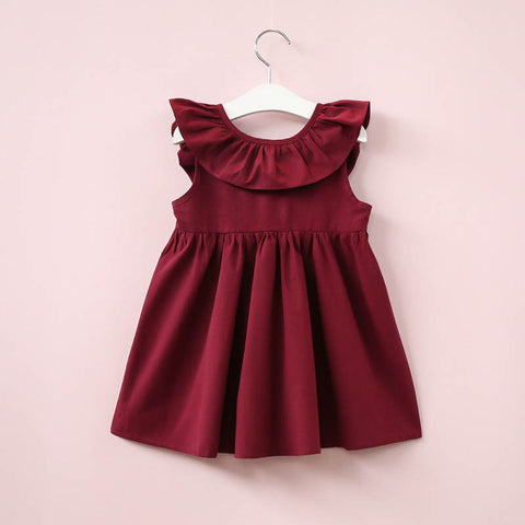 Children's Sleeveless One-piece Dress