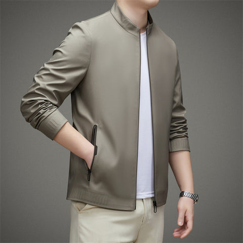 Coat Men's Polo Collar Jacket