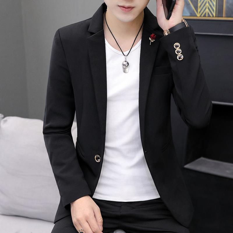 Korean Style Trendy Handsome Slim Suit