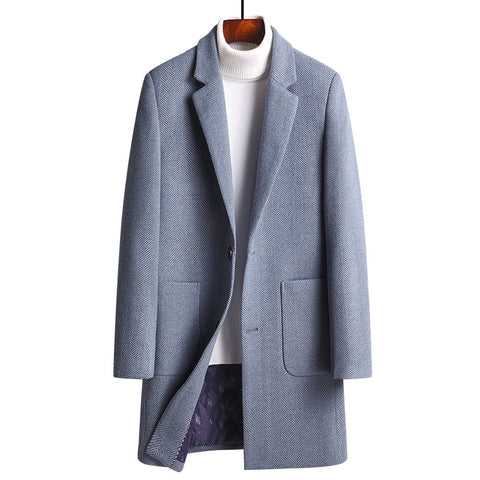 Thick Woolen Coat Men's Jacket