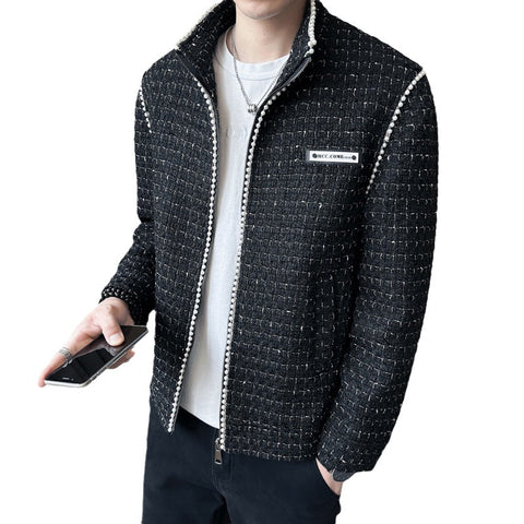 Classic Style Popular Long Sleeves Stand-up Collar Casual Jacket