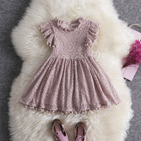 Baby girl full moon one year old dress skirt girl dress