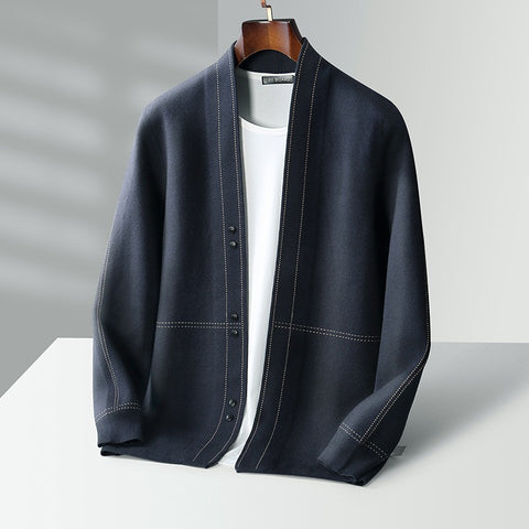 Men's New Wool Cardigan Coat