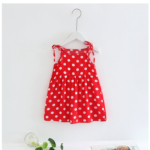 Girls Dress Baby suspender skirt