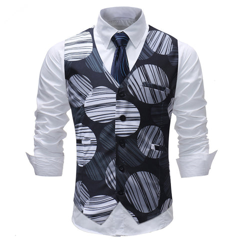 Men's Casual Men's Suit Vest Formal Wear Wedding