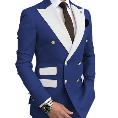 Casual Men's Slim Fit Two Piece Suit