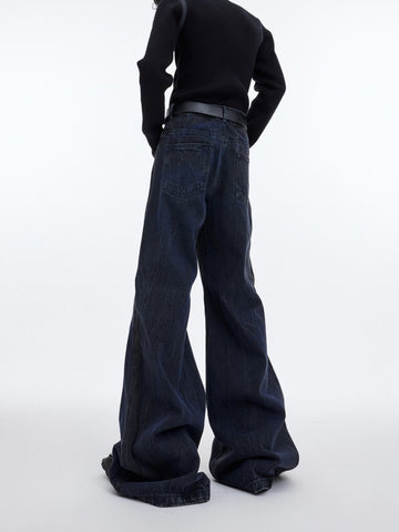 Retro Micro Flare Jeans For Men