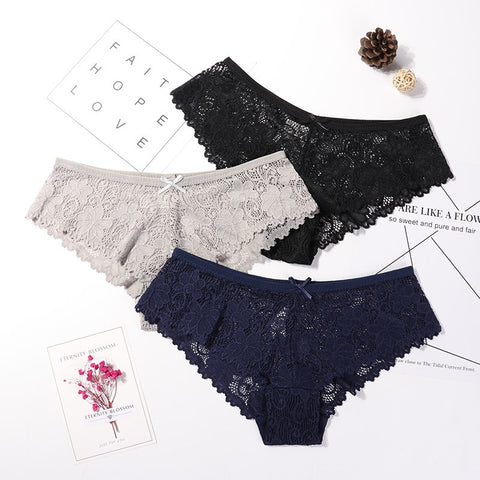 3 Pcs Panties For Woman Underwear