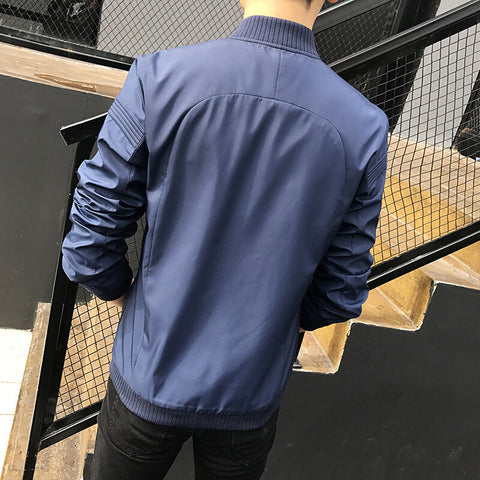 Men's Fashion Casual Ribbed Jacket