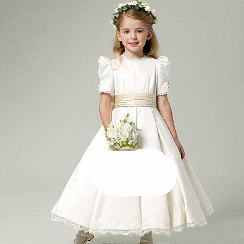 Dress Flower Girl Bridesmaid Wedding Children Birthday Princess