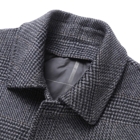 Mid-length Wool Double-faced Woolen Coat